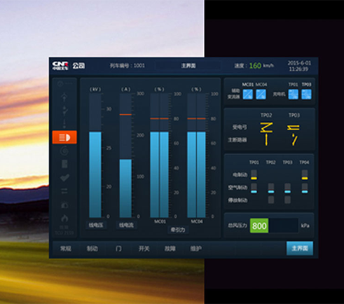 中國中車監(jiān)控顯示屏界面設(shè)計及QT、Codesys、Fltk開發(fā)