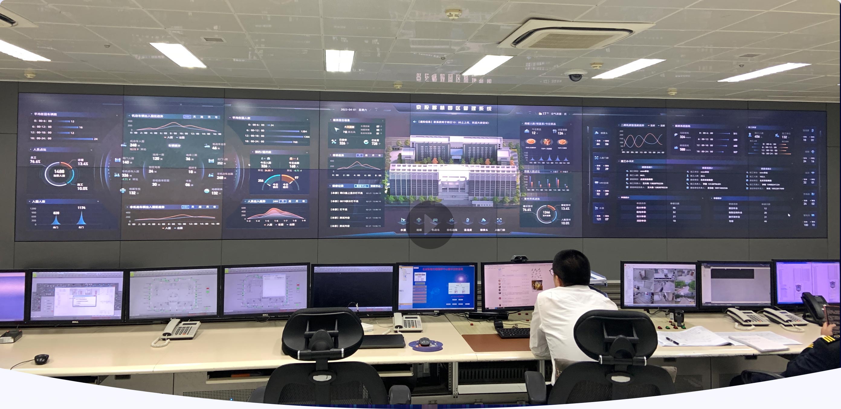 項(xiàng)目概述：C4D建模、大屏設(shè)計(jì)、交互設(shè)計(jì)、產(chǎn)品定位、目標(biāo)用戶、設(shè)計(jì)風(fēng)格,效果欣賞